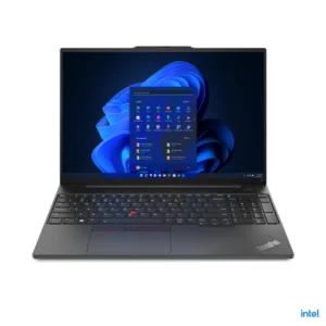 Lenovo ThinkPad E16 Gen 1, procesor Intel Core i7-1355U pana la 5.0 GHz, 16", WUXGA, IPS, 16GB DDR4, 512GB SSD, Intel Iris Xe Graphics, No OS, Graphite Black